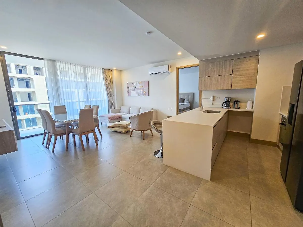 Apartamento 2 Habitaciones En Condominio Frente Al Mar En Cartagena. location