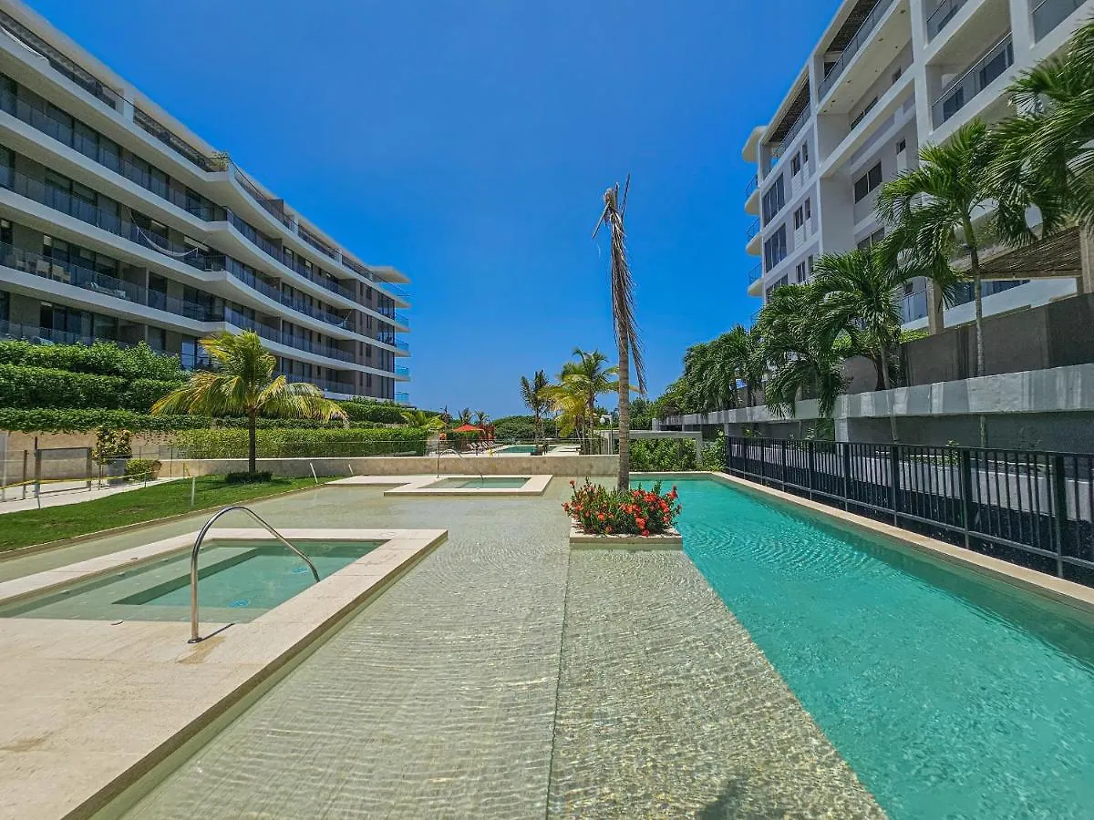 Apartamento 2 Habitaciones En Condominio Frente Al Mar En Cartagena. Apartment