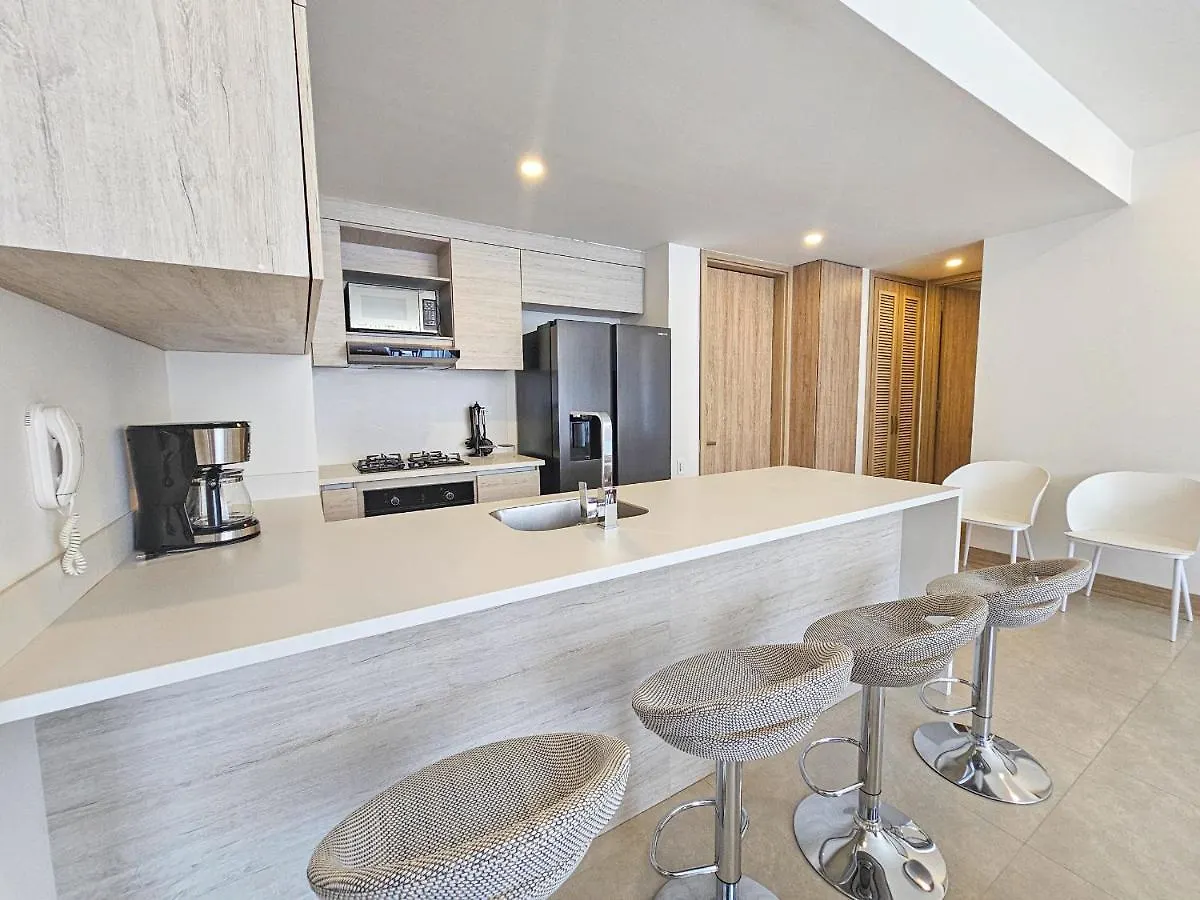Apartamento 2 Habitaciones En Condominio Frente Al Mar En Cartagena. Διαμέρισμα Cartagena
